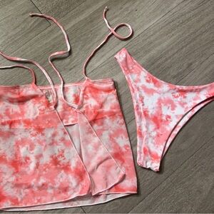 Bikini Bottom and Skirt Set